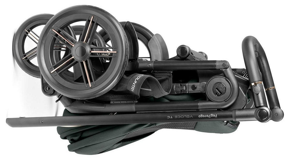 Коляска Peg Perego Veloce TC New Belvedere Lounge 3 в 1 Metal