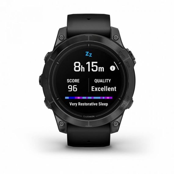 Garmin EPIX PRO Gen 2 47 мм Standard — серый корпус, черный ремешок