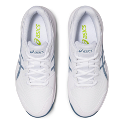 Детские теннисные кроссовки ASICS Gel-Game 9 GS Clay Court Shoe Kids - White, Dark Blue