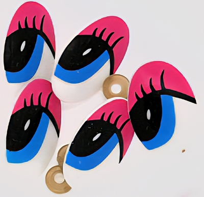 Глазки винтовые с фиксатором, 30х45 мм