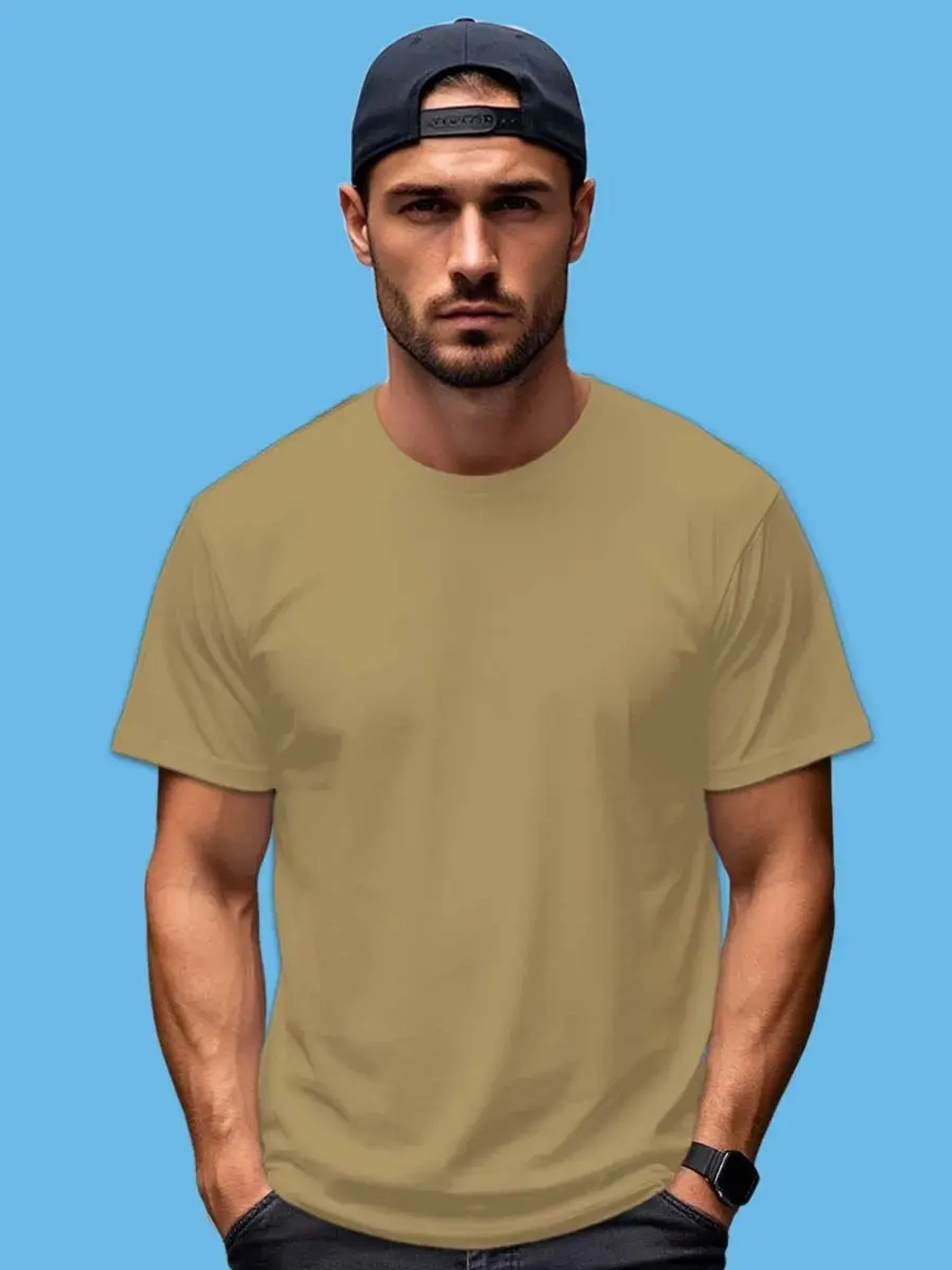 Футболка Взрослая.Премиум однотонная.Набор 2 шт