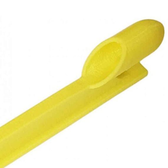 Мотовильце линя + заглушка острия гарпуна (2 в 1) DELFiN желтый