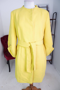 Пальто Русский стиль яркого цвета, визуально на 48 размер