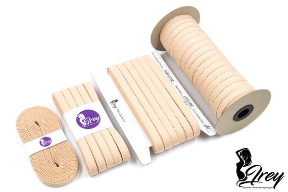 126 612/10 ОПТ Бретель Lauma Fabrics, 10 мм, телесный 126