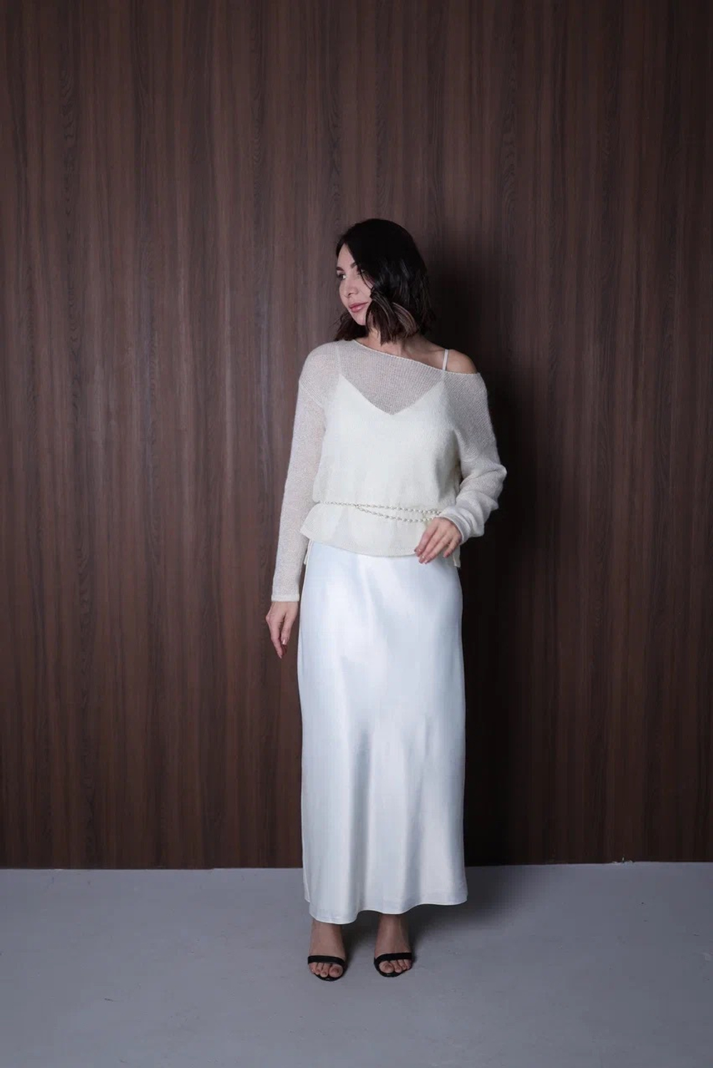 Паутинка «Нежное прикосновение» в сером