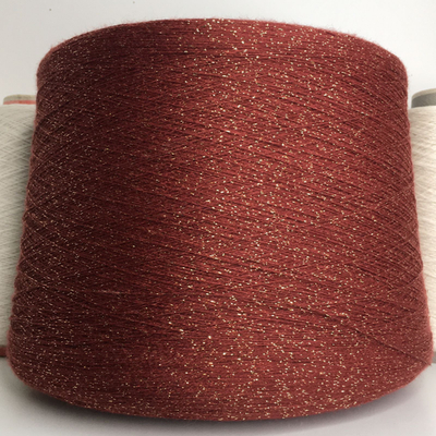 stock Italy хлопок, меринос, люрекс 1400м/100гр  цвет: помадное бордо в золоте