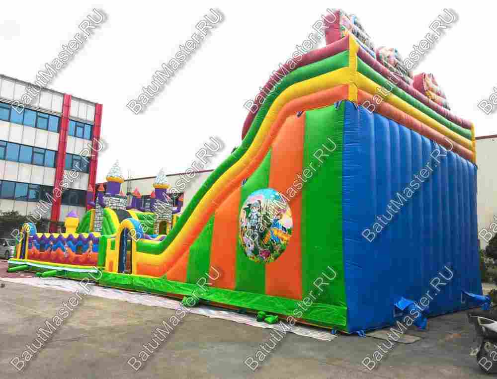 Надувной комплекс "Средневековье" 20*8*8 м