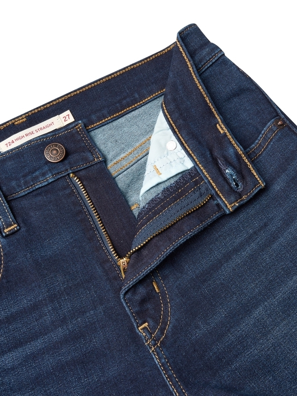 Женские прямые джинсы с завышенной талией Levi's 724 High Rise Straight 18883-0375