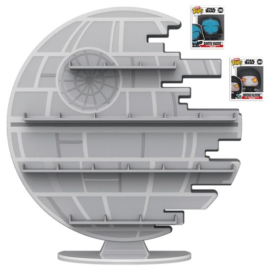 Набор Funko Bitty POP! Display Star Wars Death Star +2 Bitty POP! Emperor Palpatine, Darth Vader (electrified) 81293 / Набор Фанко Битти ПОП! по мотивам вселенной "Звездные войны", Звезда смерти