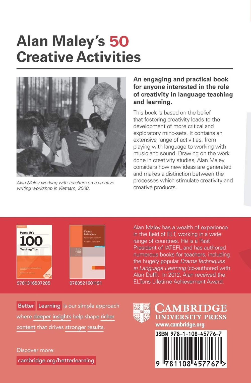 Alan Maley's 50 Creative Activities (Cambridge Handbooks for Language Teachers)