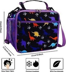 Yemək çantası \Ланчбокс \ Lunch box Dino purple