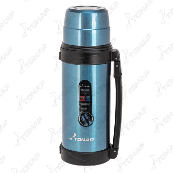 Термос (T-KD-9017-1.2) 1200ML синий (ручка) TONAR