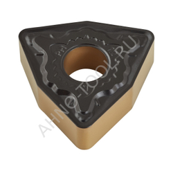 Пластина твердосплавная ISO WNMG080412-PMA ACP10E AHNO по стали, чистовая