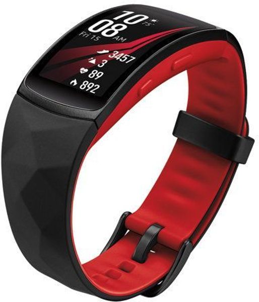 Браслет Samsung Gear Fit2 Pro (Red Large / Черно-красный)