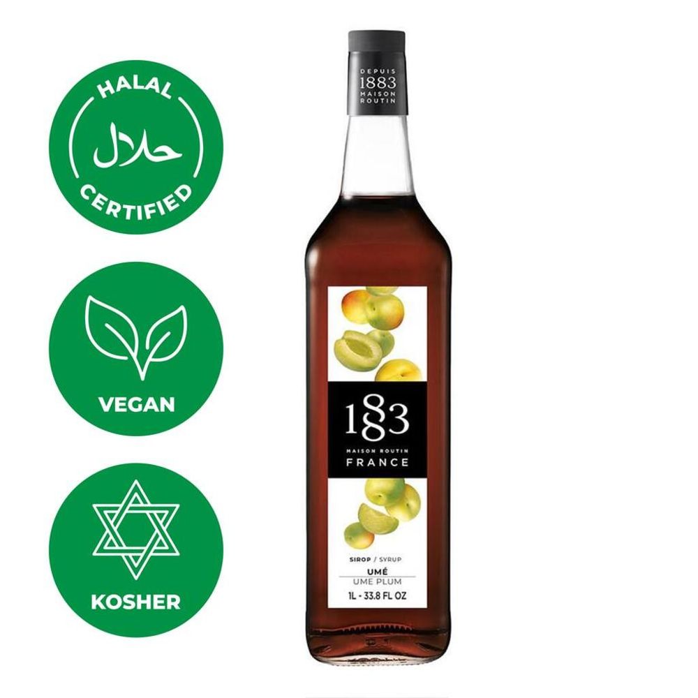 Сироп Умэ Японская слива 1л 1883 Maison Routin NEW