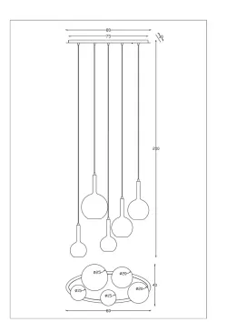 Подвесная люстра Arte Lamp