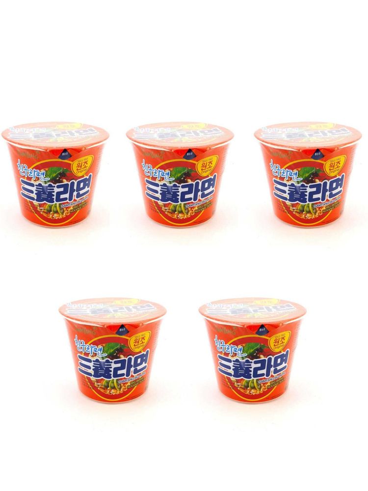 Лапша Samyang Ramen Original в стаканчике 115 г 5 шт