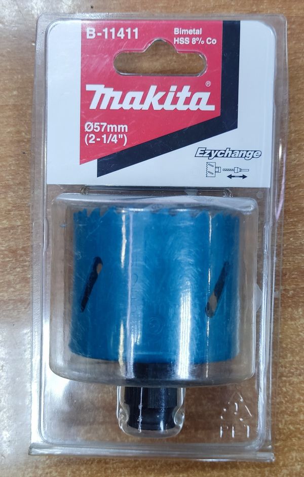 Биметаллическая коронка BiM 57мм Makita Ezychange B-11411