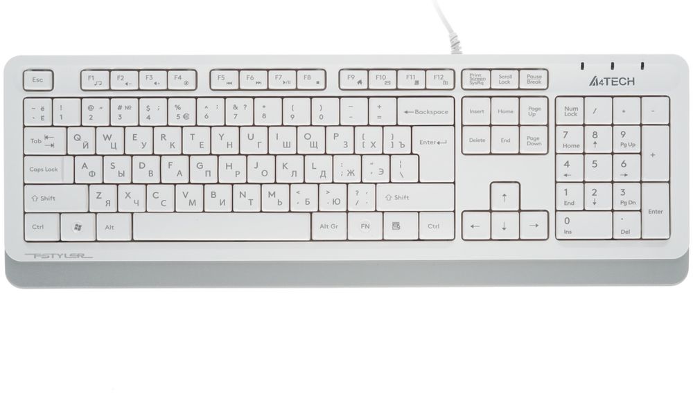 Клавиатура A4Tech Fstyler FK10 белый