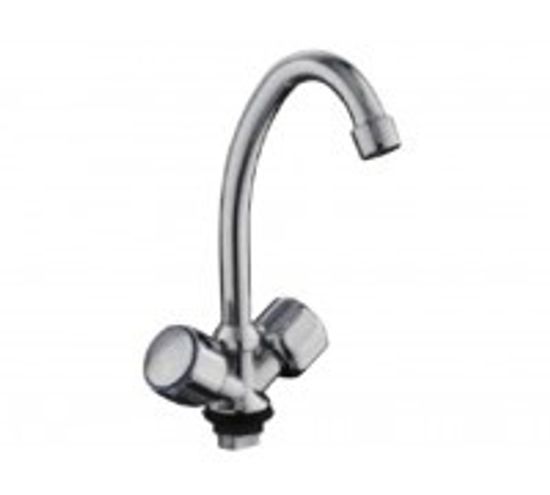 Смеситель кухня R40109  елочка 1/2 м/к гайка хром