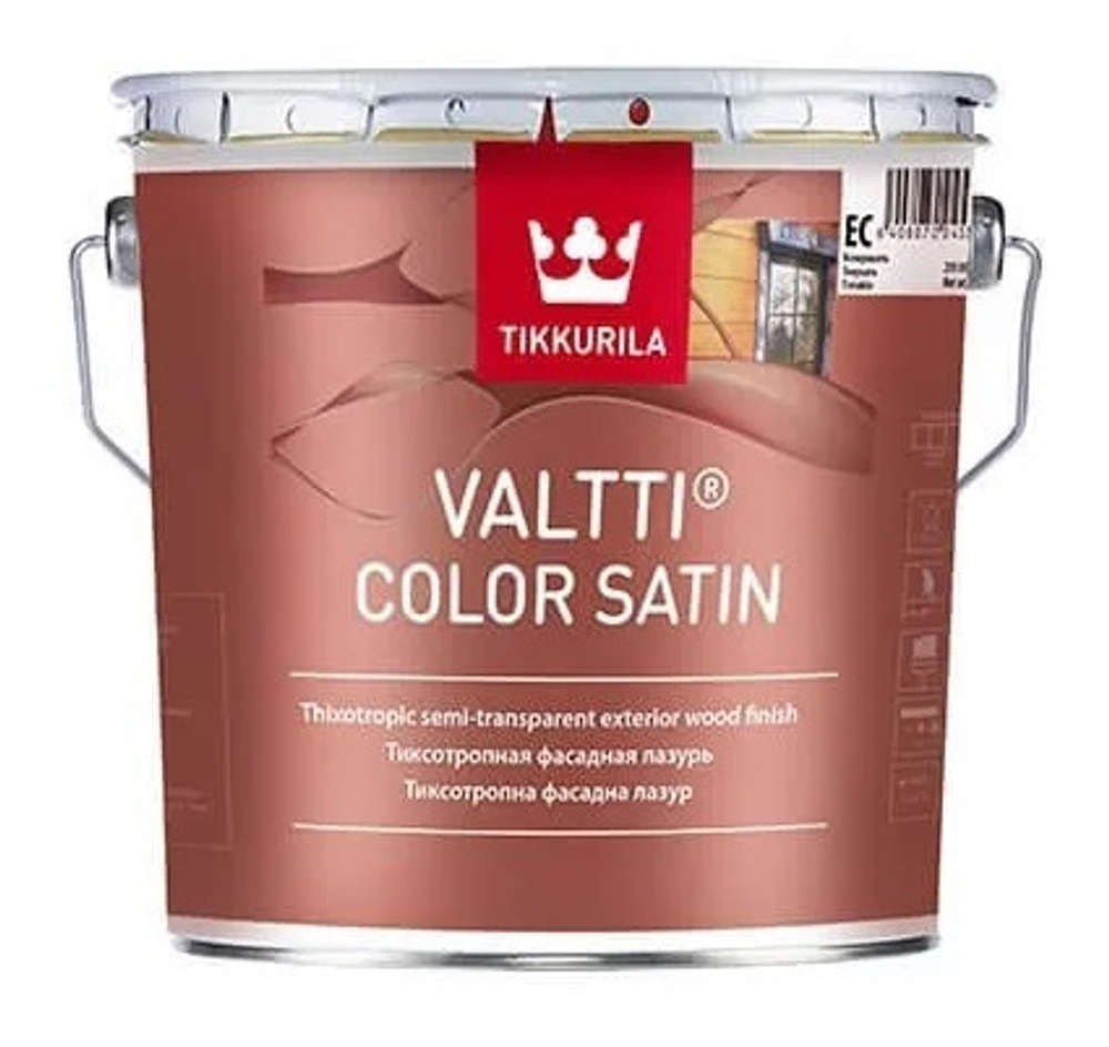 TIKKURILA Valtti color satin лессирующая защита 0.9 л