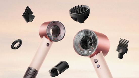 Фен Dyson Supersonic Travel HD19, розовый/розовое золото (Ceramic pink/Rose gold)