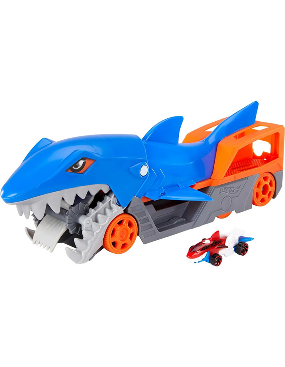 Hot Wheels City GVG36 — грузовик «Голодная акула» с хранилищем для машинок 1:64