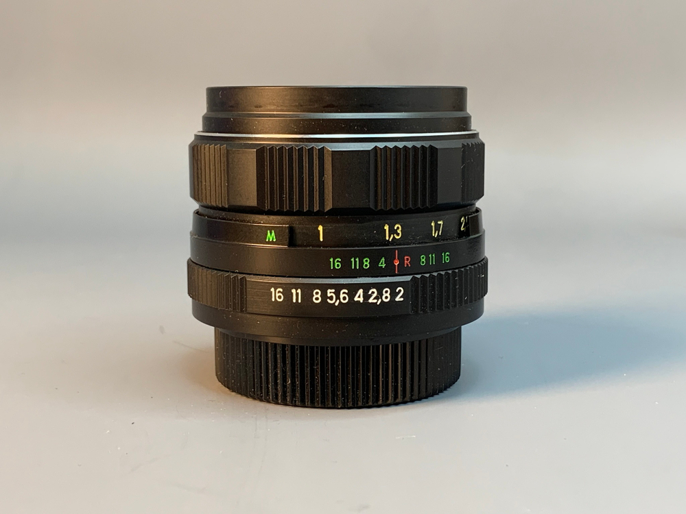 Zenit AM 2 + MC Helios-44K-4 с паспортом и ремнем