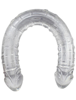 Фаллоимитатор двойной Twin Peaks, прозрачный (Цвет: прозрачный)