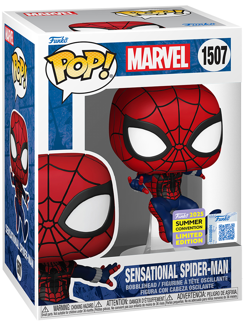 Фигурка Funko POP! Bobble Marvel Comics Sensational Spider-Man SDCC25 (Exc) (1507) 87951
