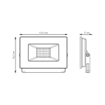 Прожектор Gauss LED Elementary 30W 2695 lm IP65 4000K черный  613100230