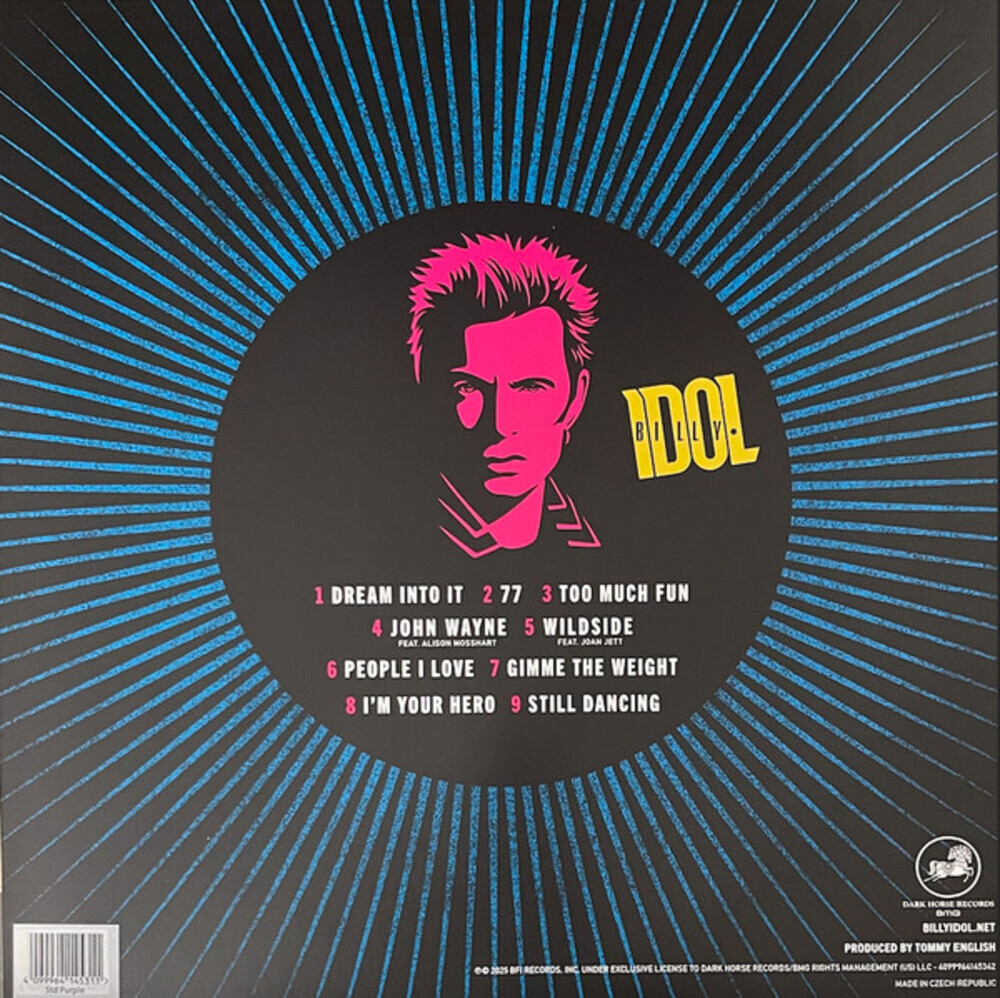 Billy Idol / Dream Into It (Limited Edition)(Coloured Vinyl)(LP)