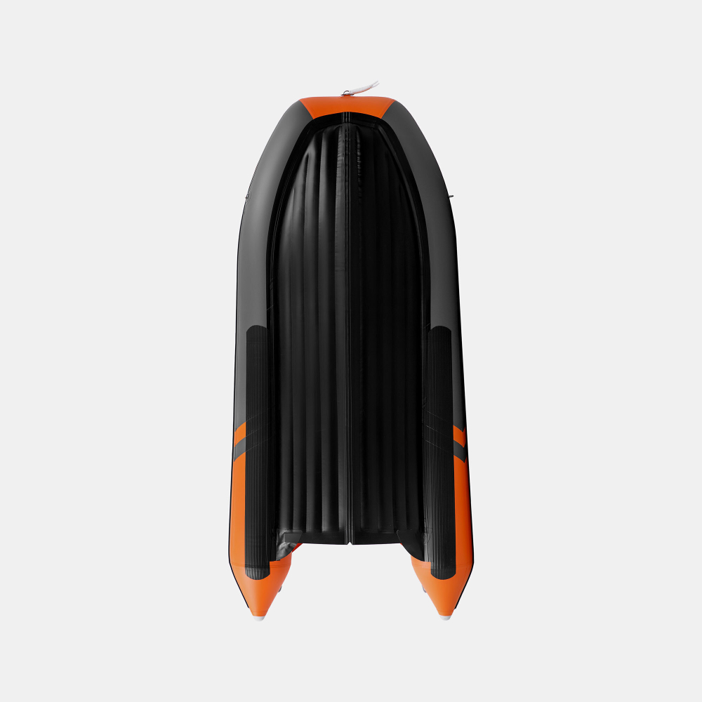 Надувная лодка GLADIATOR E450PRO оранжево-темносерый