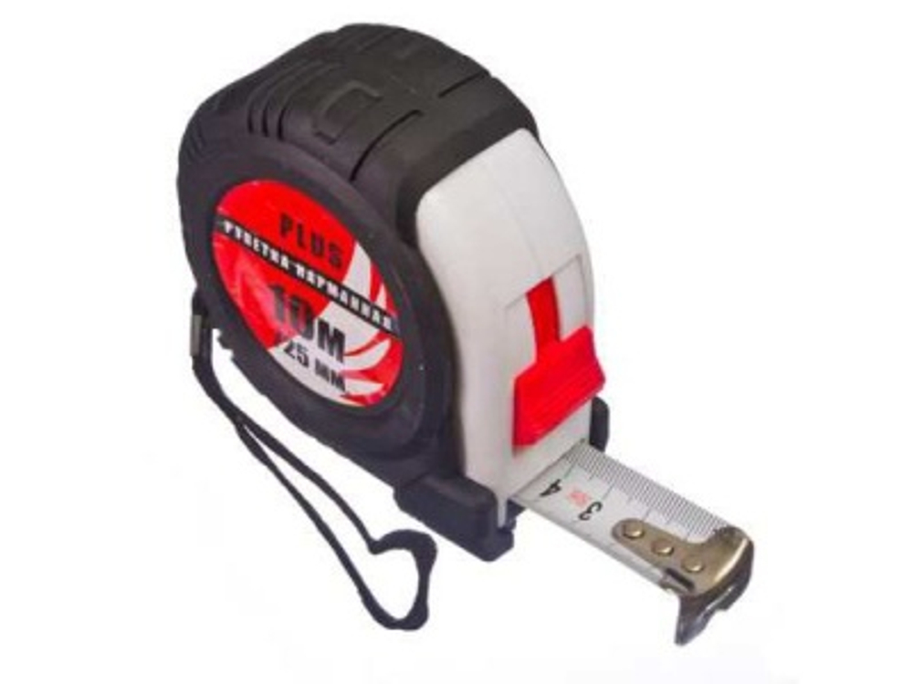 Рулетка 10м*25мм РОКОТ PLUS