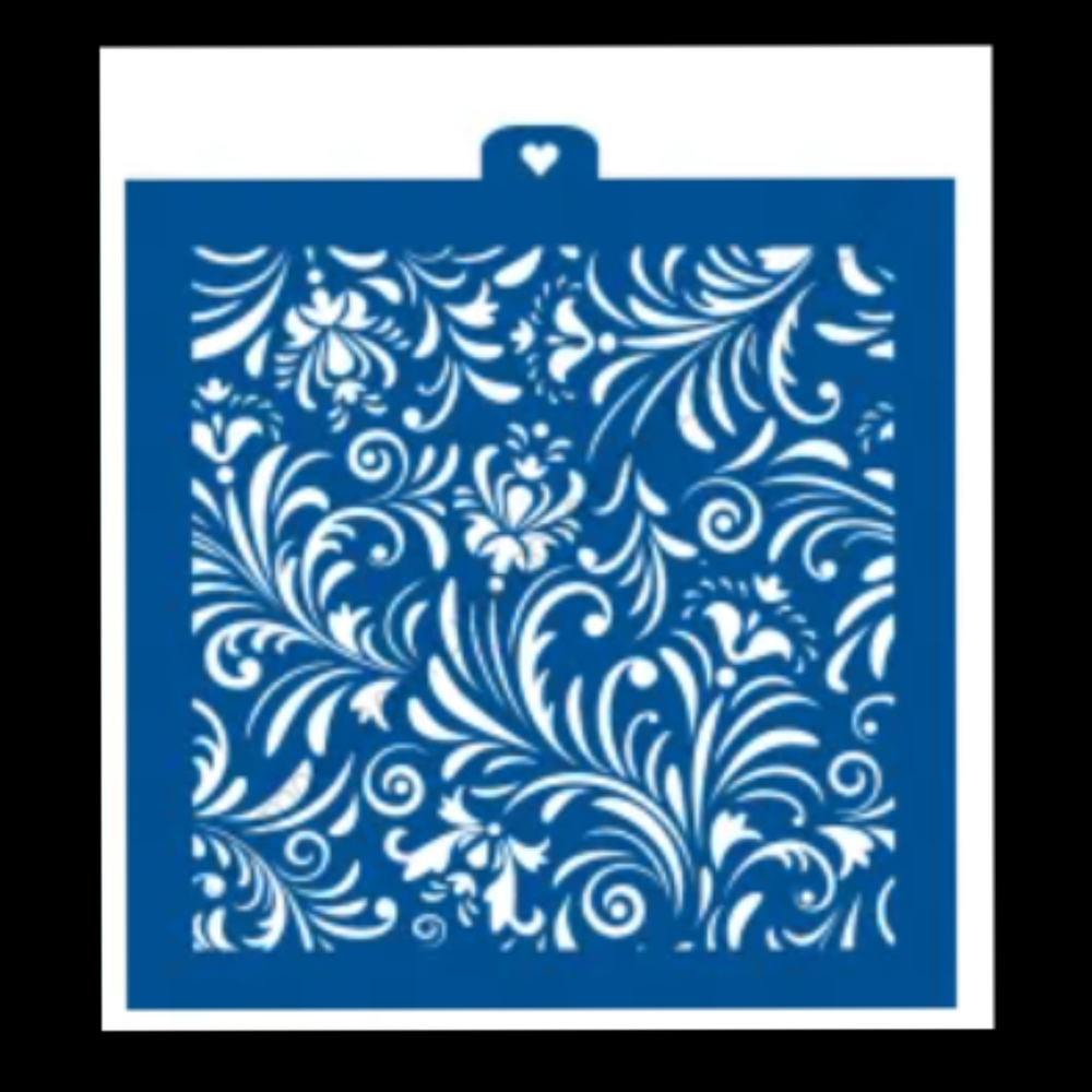 Трафарет Листья Ивы, 28*22,5 см