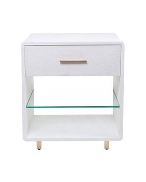 Белая прикроватная тумба “Тейт”