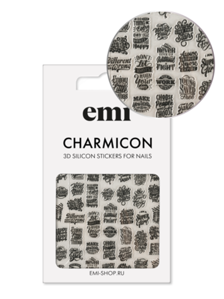 Charmicon 3D Silicone Stickers №230 Уличный стиль