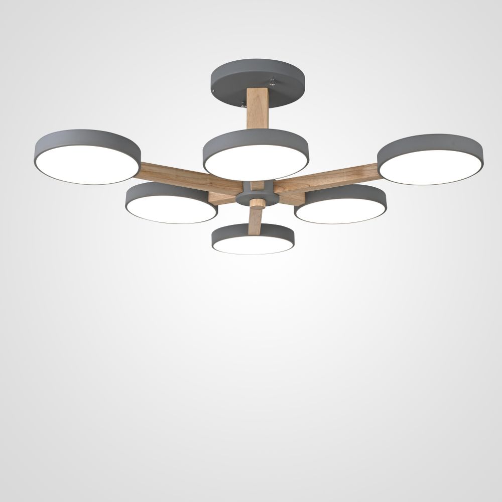 Потолочная Люстра Turna L6 Grey By Imperiumloft