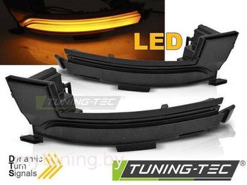 Повторители указателей поворота в зеркала для Skoda Kodiaq (16-...) / Karoq (17-...) с круговым обзором