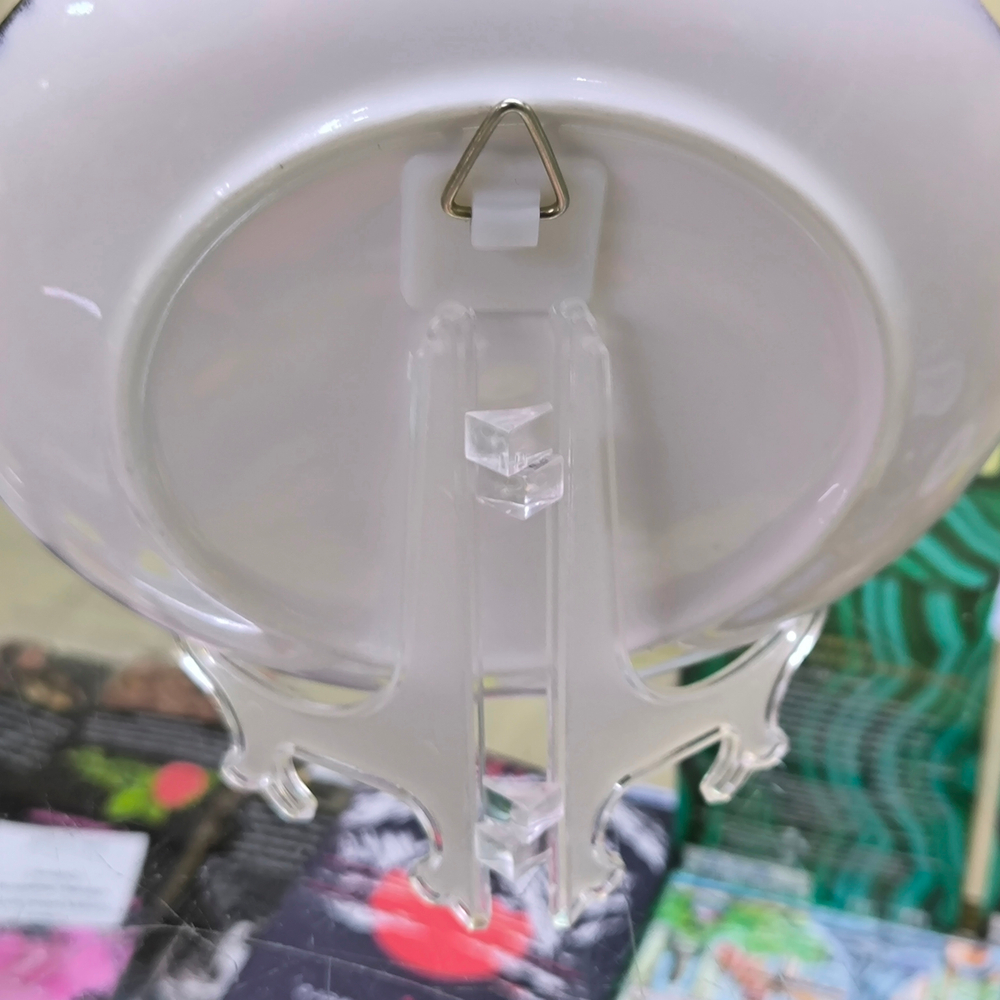 Декоративная тарелка Южный Урал Круги малахитовая рамка, керамика 21 см №0011