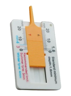 Измеритель глубины протектора шин автомобиля / Глубиномер для шин механический