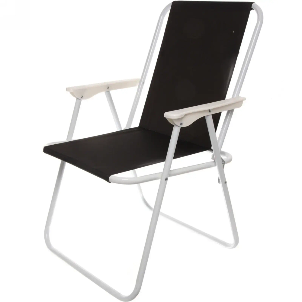 Стул 50*47*77см «Отдых» складной, черный ДоброСад