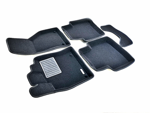 Коврики салона для VOLKSWAGEN Passat B8 (2016-)/SKODA Superb (2016-) Euromat 3D Business черные. Арт. EMC3D-004510