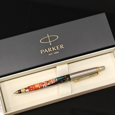 Ручка коллекционная сувенирная "Москва. Салют " малая с ручной росписью Палех в коробке