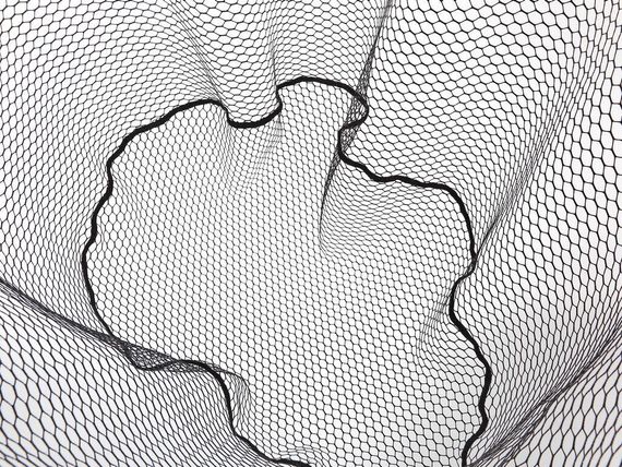 Подсачек складной Lucky John телескопический 180х70х60см прорезиненный плавающий