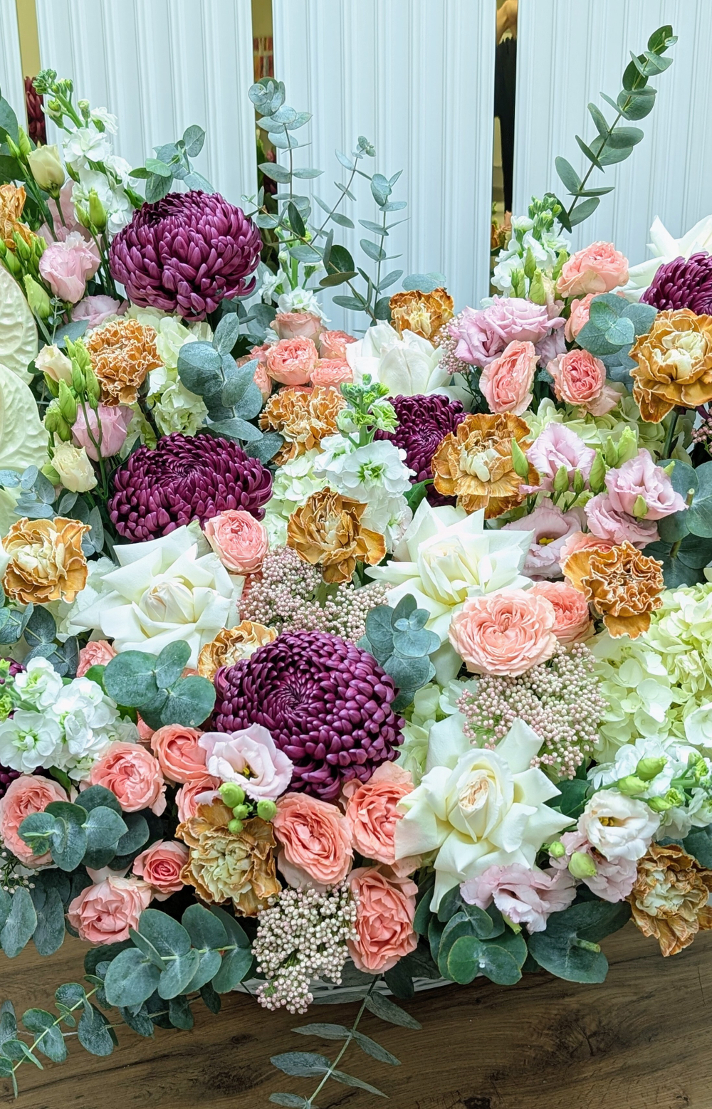 Композиция в корзине early autumn in Moscow