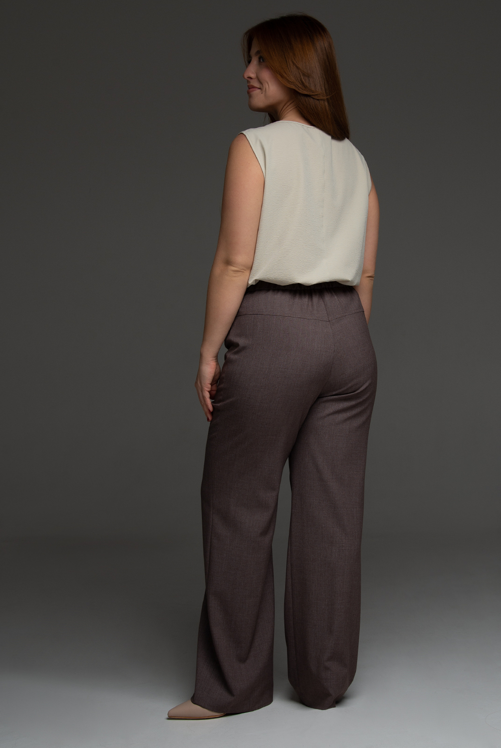 Брюки женские 3667зпа, какао #519Как023667зпа