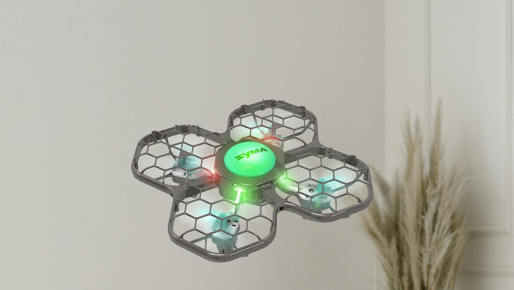 Квадрокоптер радиоуправляемый SYMA X26PRO , в защите от повреждений , обновленная модель x26, датчик препятствий, барометр