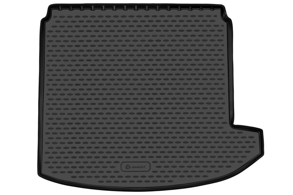 Коврик в багажник для CHERY TIGGO 8 Pro E+, 2023-, гибрид, 7 мест, 3 ряд сложен, 1шт. (полиуретан) ELEMENTAN0576L13