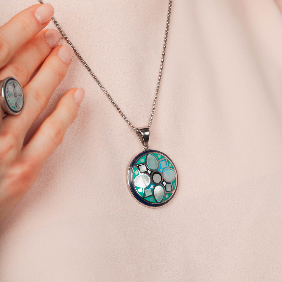 Колье Fiore Luna BP01688-3 BL/S